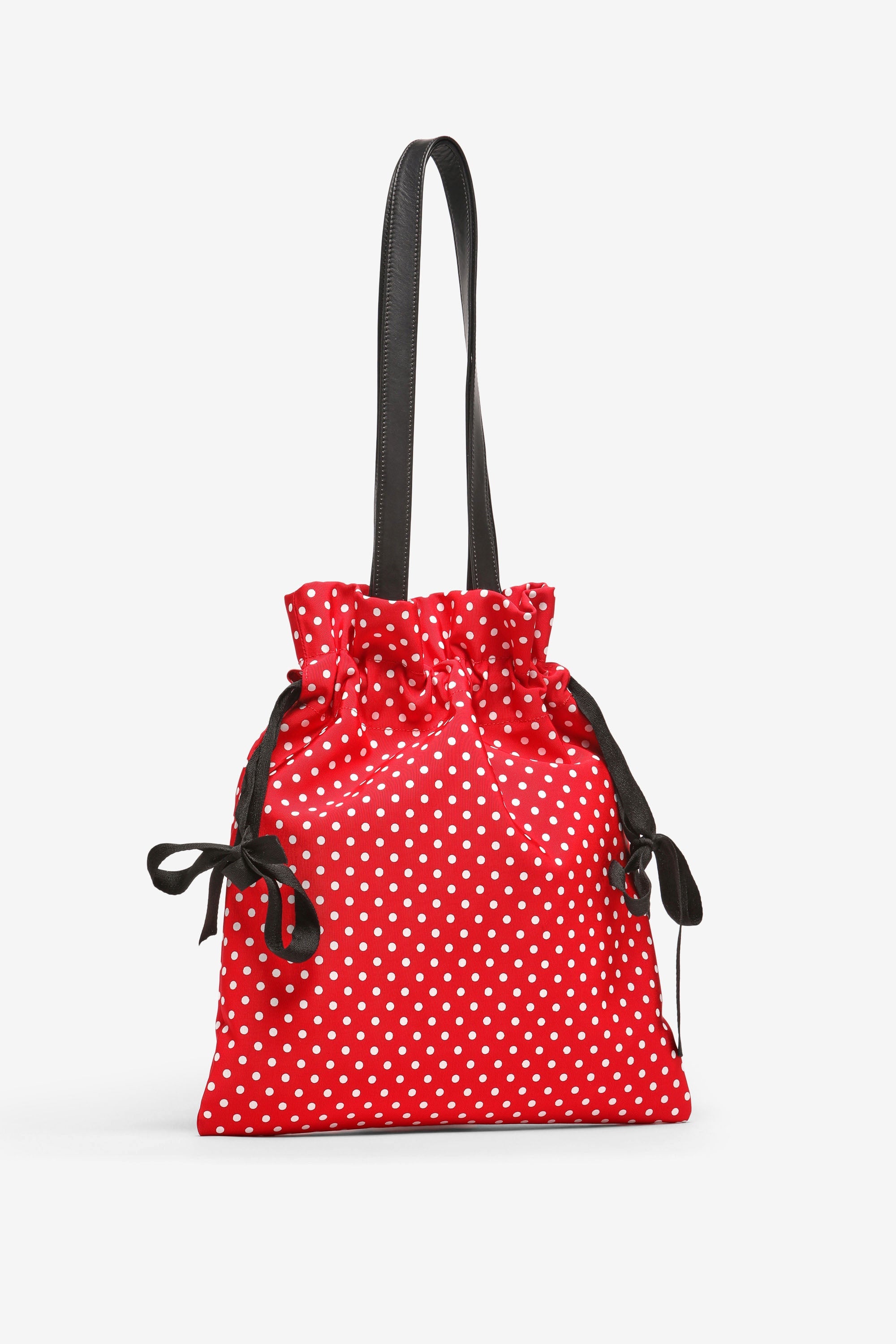 Polka dot pouch bag