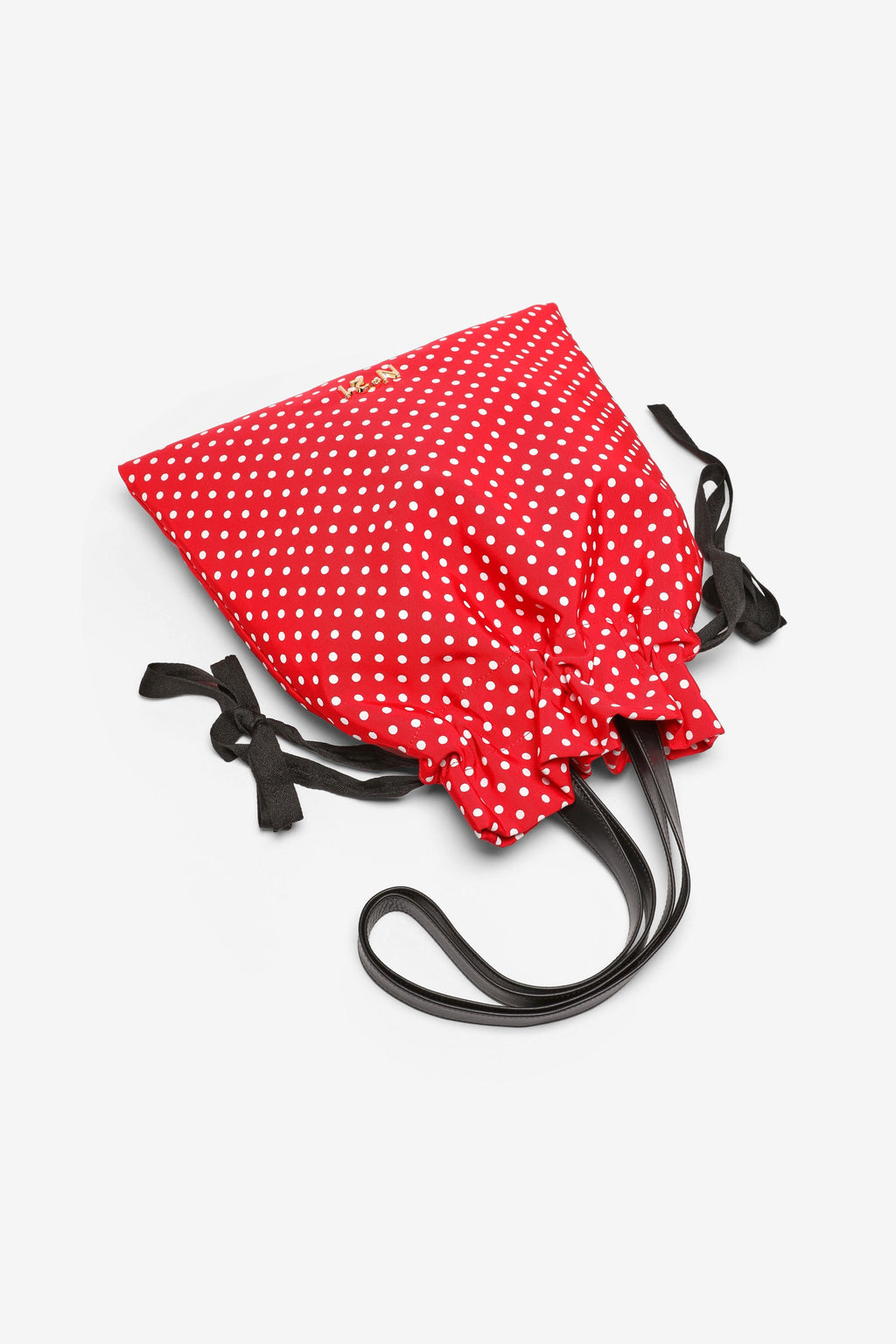 Polka dot pouch bag
