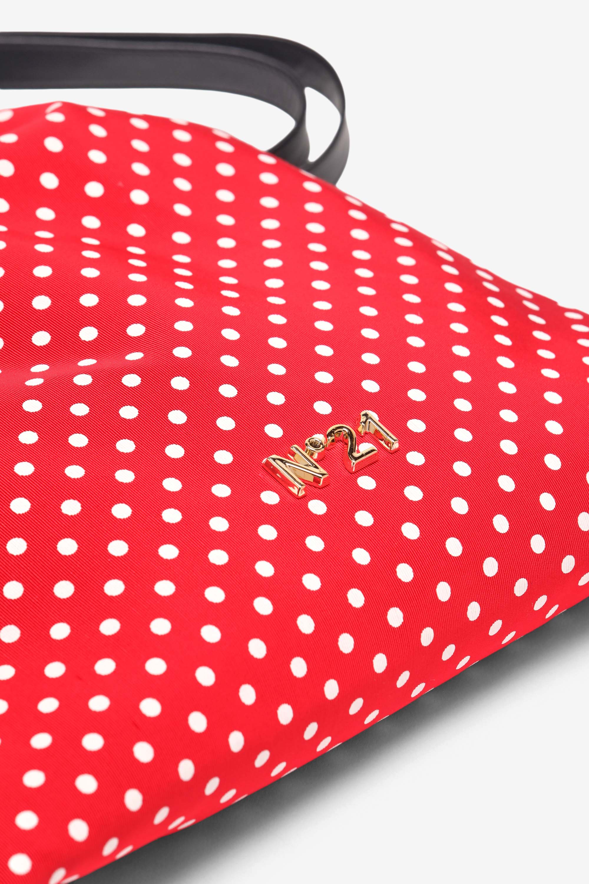 Polka dot pouch bag