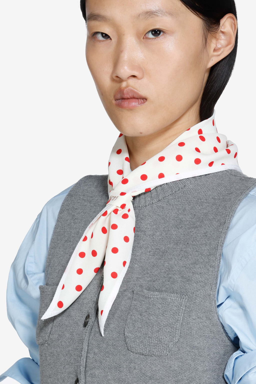 Polka dot scarf