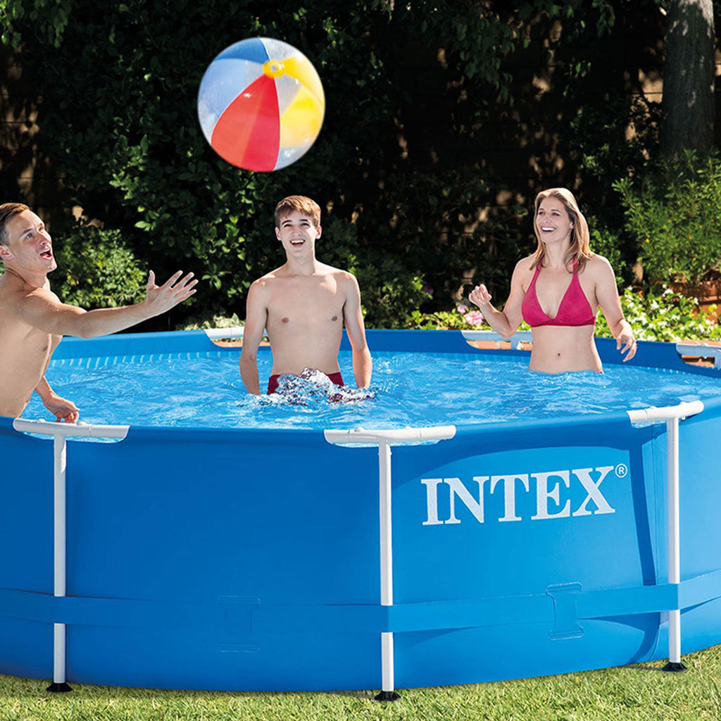 Open Box Intex 10'x30 Above Ground Round Swimming Pool, Pump Not Included
