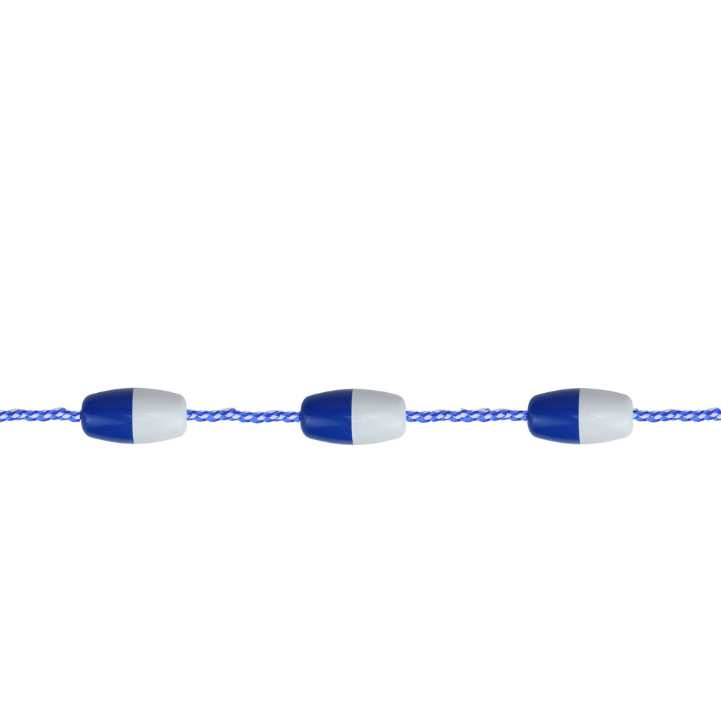Pool Central Swimming Pool Divider and Safety Rope Line with Floats - 25' - Blue and White