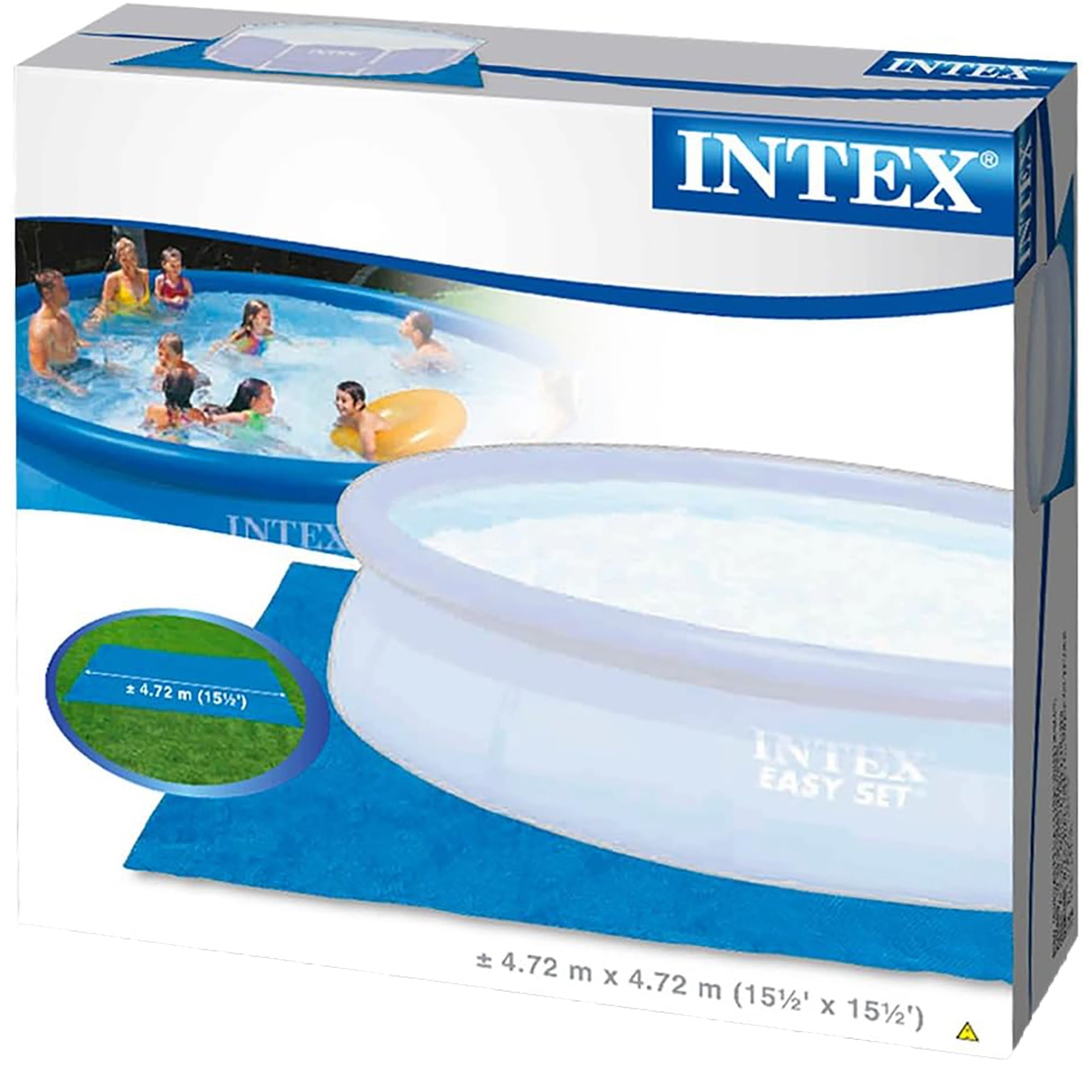 Square 15.5' Pool Ground Cloth for 8-15' Round Above Ground Pool