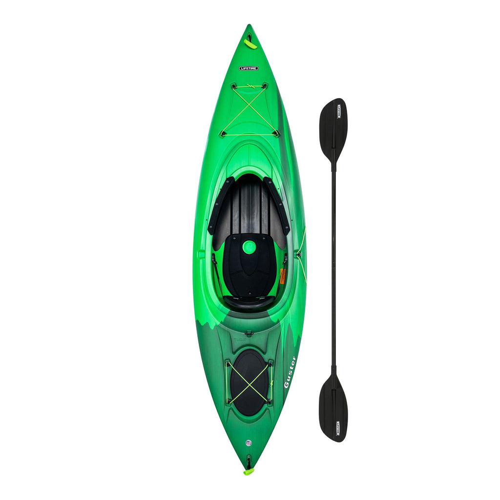Lifetime Guster 10 ft Sit-Inside Kayak with Paddle, Emerald Fusion (91354)