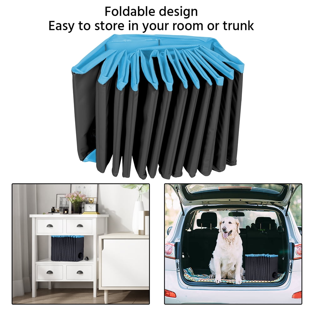 Yaheetech Portable PVC Swimming Pool with Non-slip Bottom for Dogs Cats, XXL, Blue